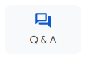  Icon to update Google Business Profile Q&A