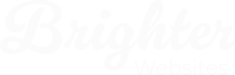 Brighter Websites White Logo