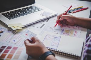 Website designer Creative planning application development graphic creative