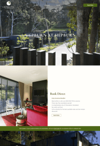 Hepburn Accommodation Mock up