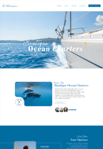 Ocean Charters Website Design