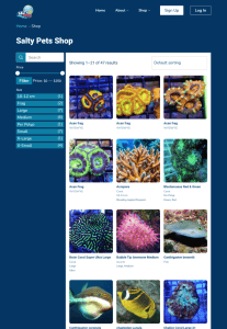 Salty Pets eCommerce