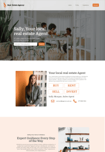 Brighter Websites professional real estate agent website design Brisbane.