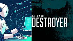 AI robot damage concept digital illustration for cyber security or technology themes.
