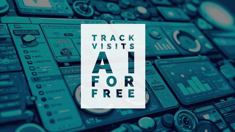AI tool for free visit tracking interface