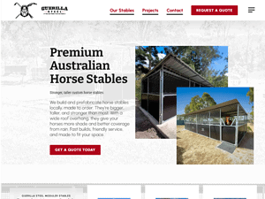 Premium Australian horse stables with custom design