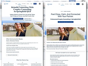 Couples counselling service in Springfield QLD webpage