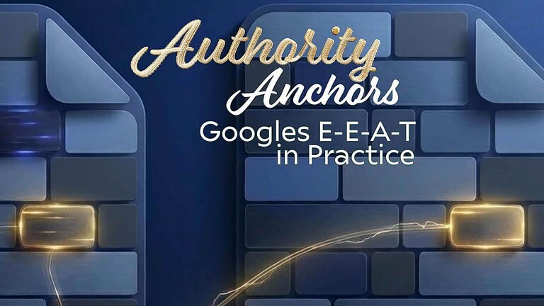 Authority Anchors and Google's E-E-A-T concept
