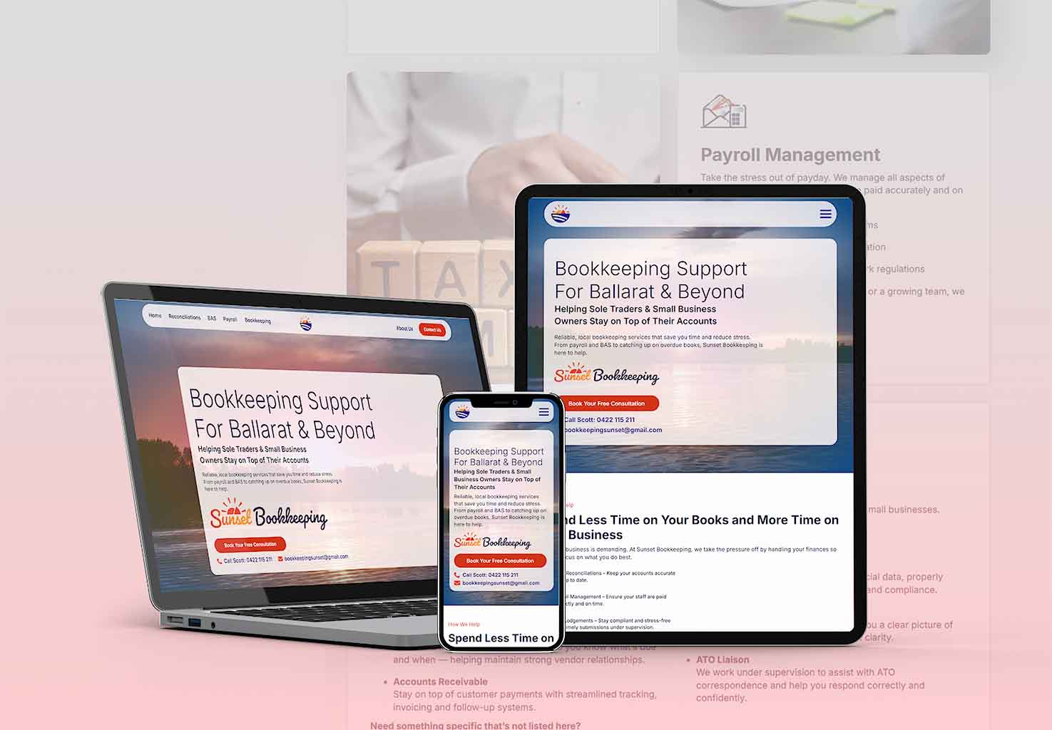 Sunset Bookkeeping Search Visibility Support