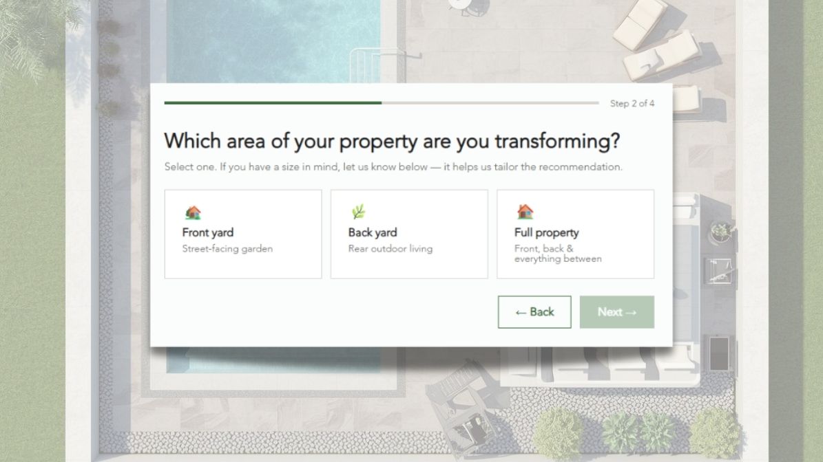 A Custom Conversion decision support tool to help customers find the best option. 