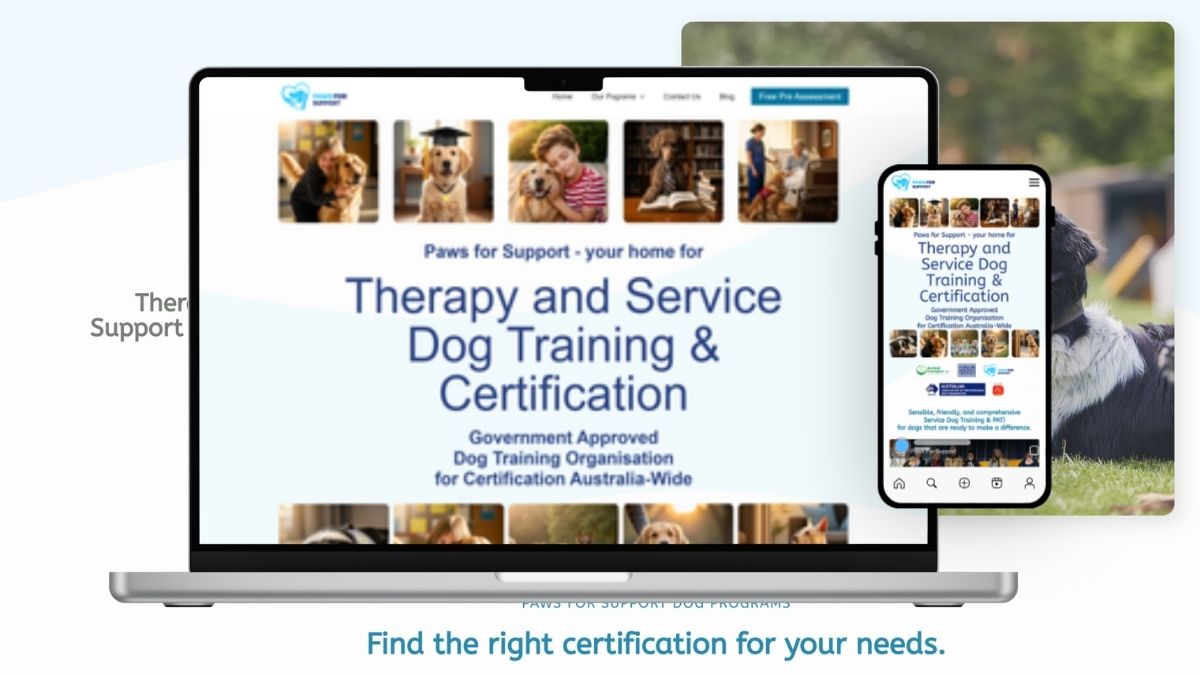 Melbourne Dog Trainer Website SEO